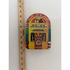 coca cola jukebox tin